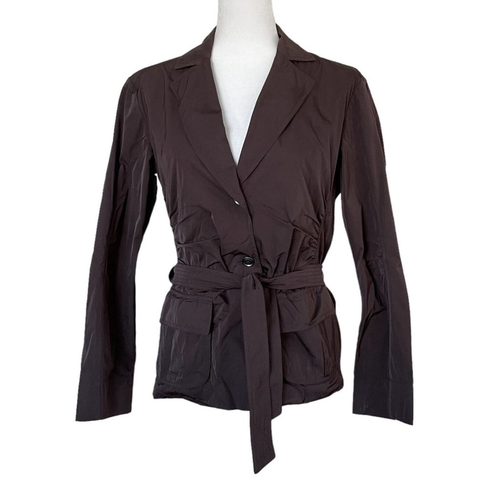 Kids Baday Jacket‎ Womens Size Medium M Brown Lightweight Long Sleeve Ladies